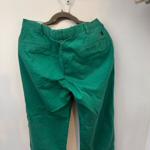 Ralph Lauren Green Cotton Chino Pants